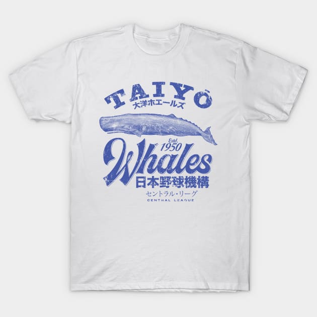 Taiyo Whales T-Shirt by MindsparkCreative